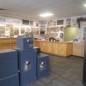 inside of the active lock and safe storefront